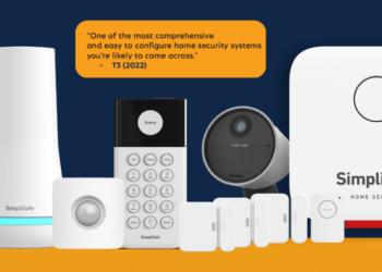 SimpliSafe Home Security System | 8 Piece Home Alarm System with Entry ...