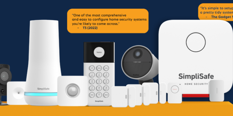 SimpliSafe Home Security System | 8 Piece Home Alarm System with Entry ...